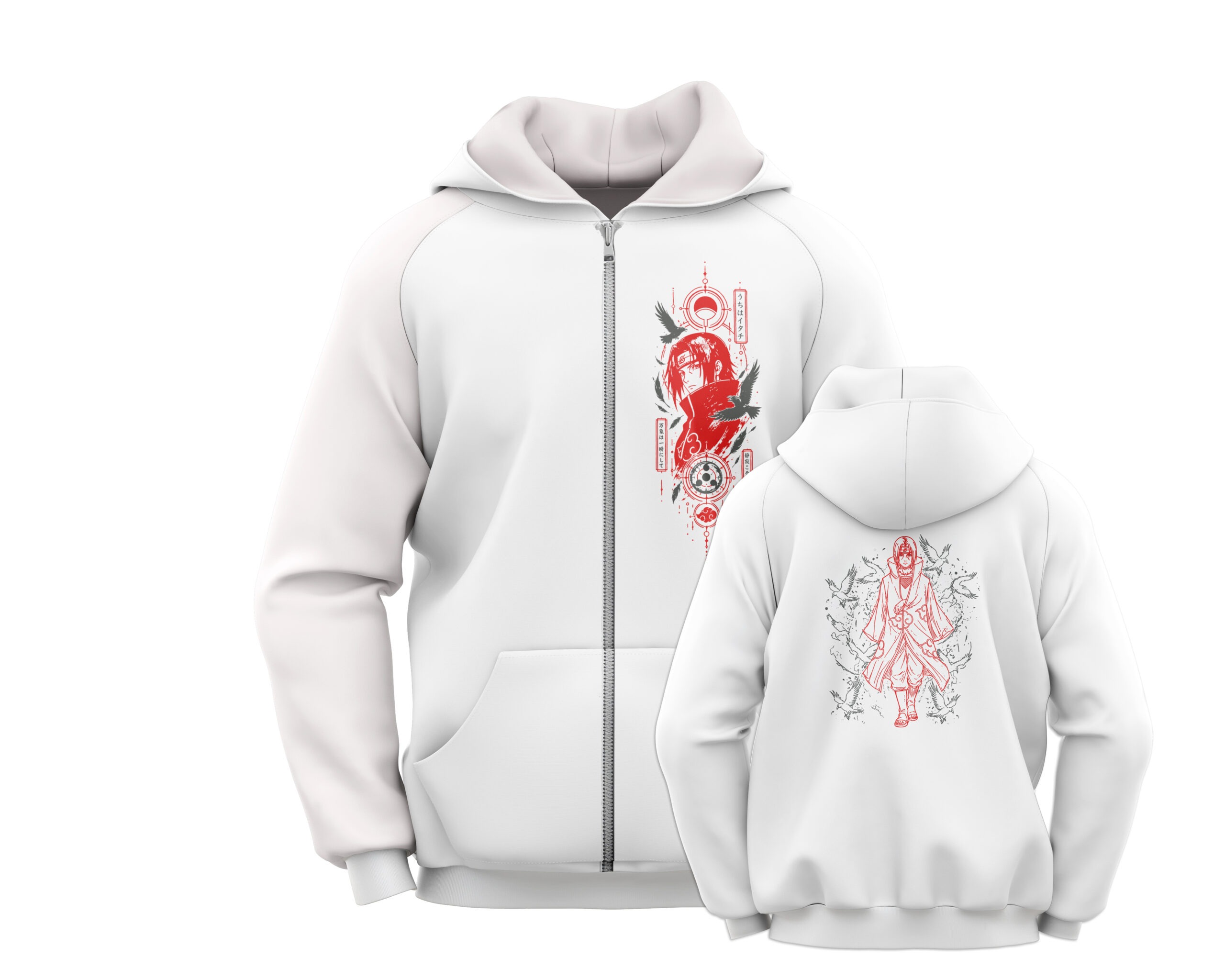 Naruto Itachi Zipper Hoodie