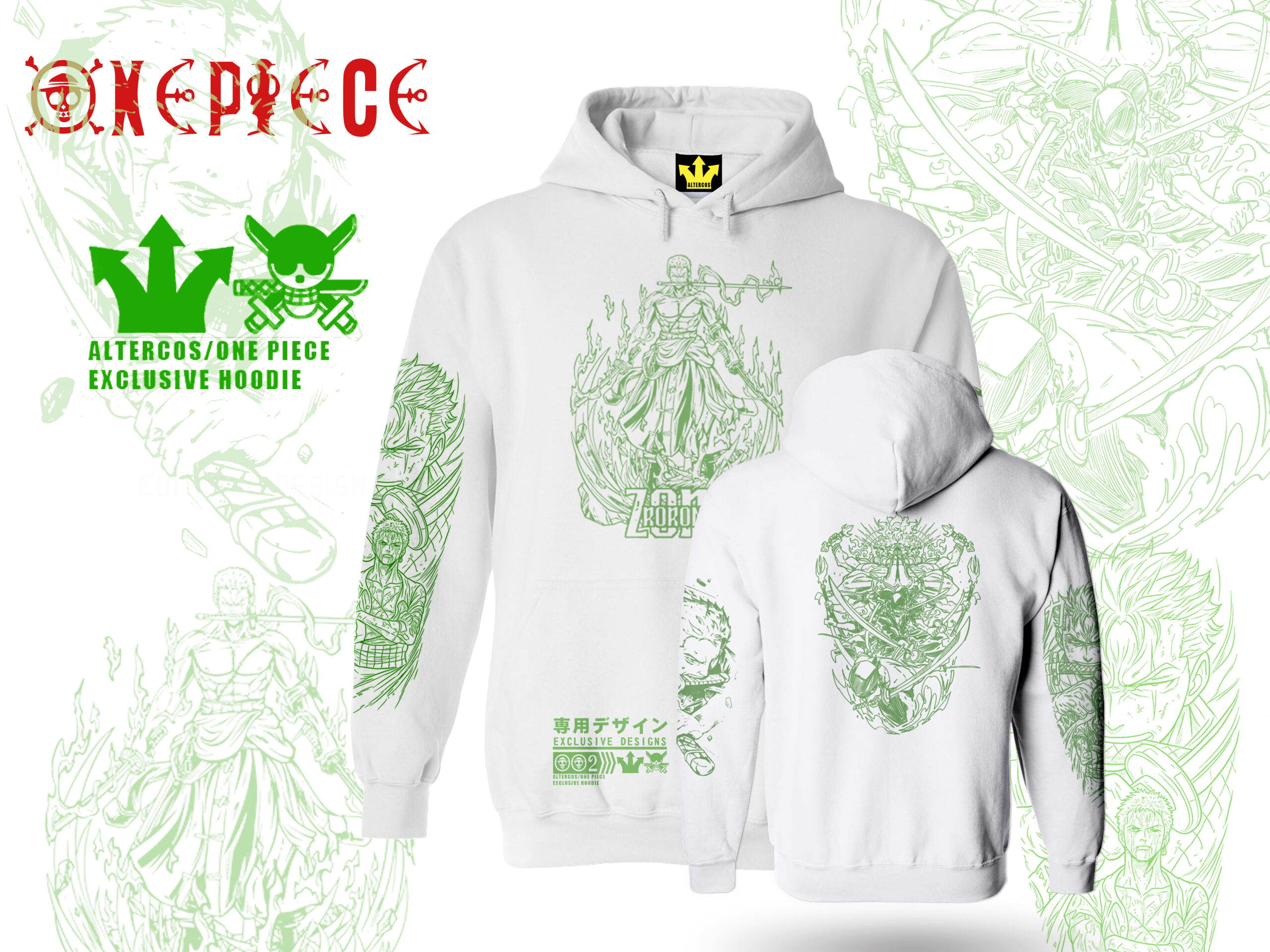 One Piece Roronoa Zoro Hoodie