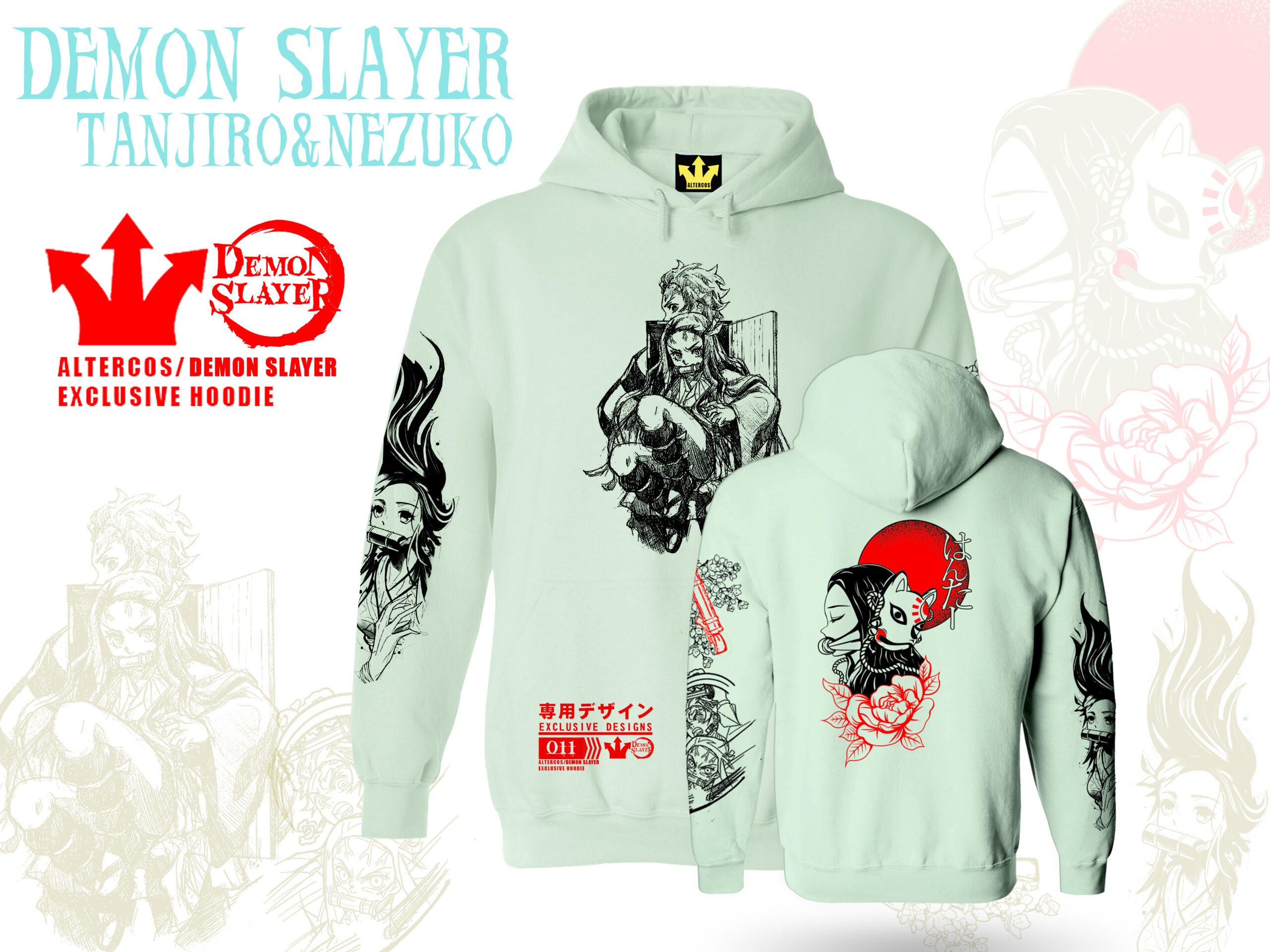 Demon Slayer Tanjiro Nezuko Hoodie