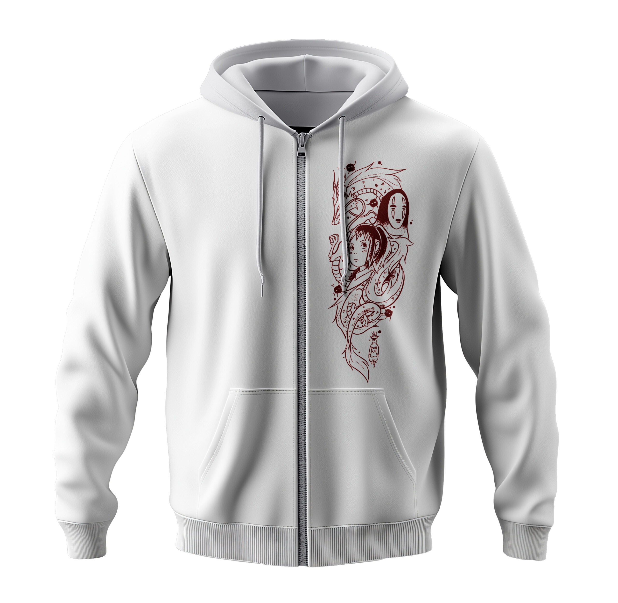 Spirited Away Zipper Hoodie