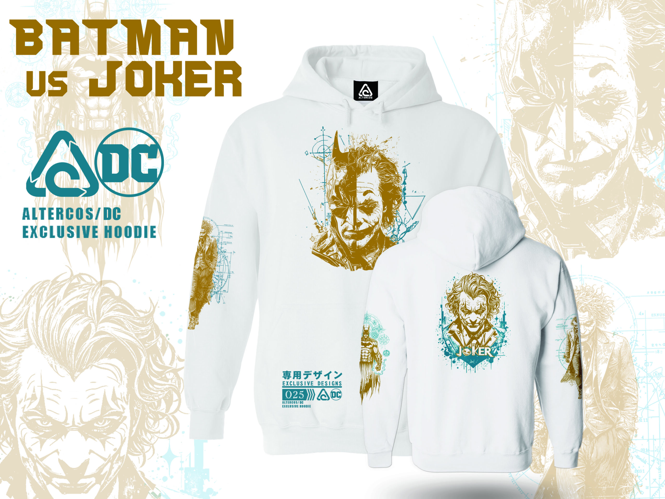 DC Batman vs Joker Hoodie