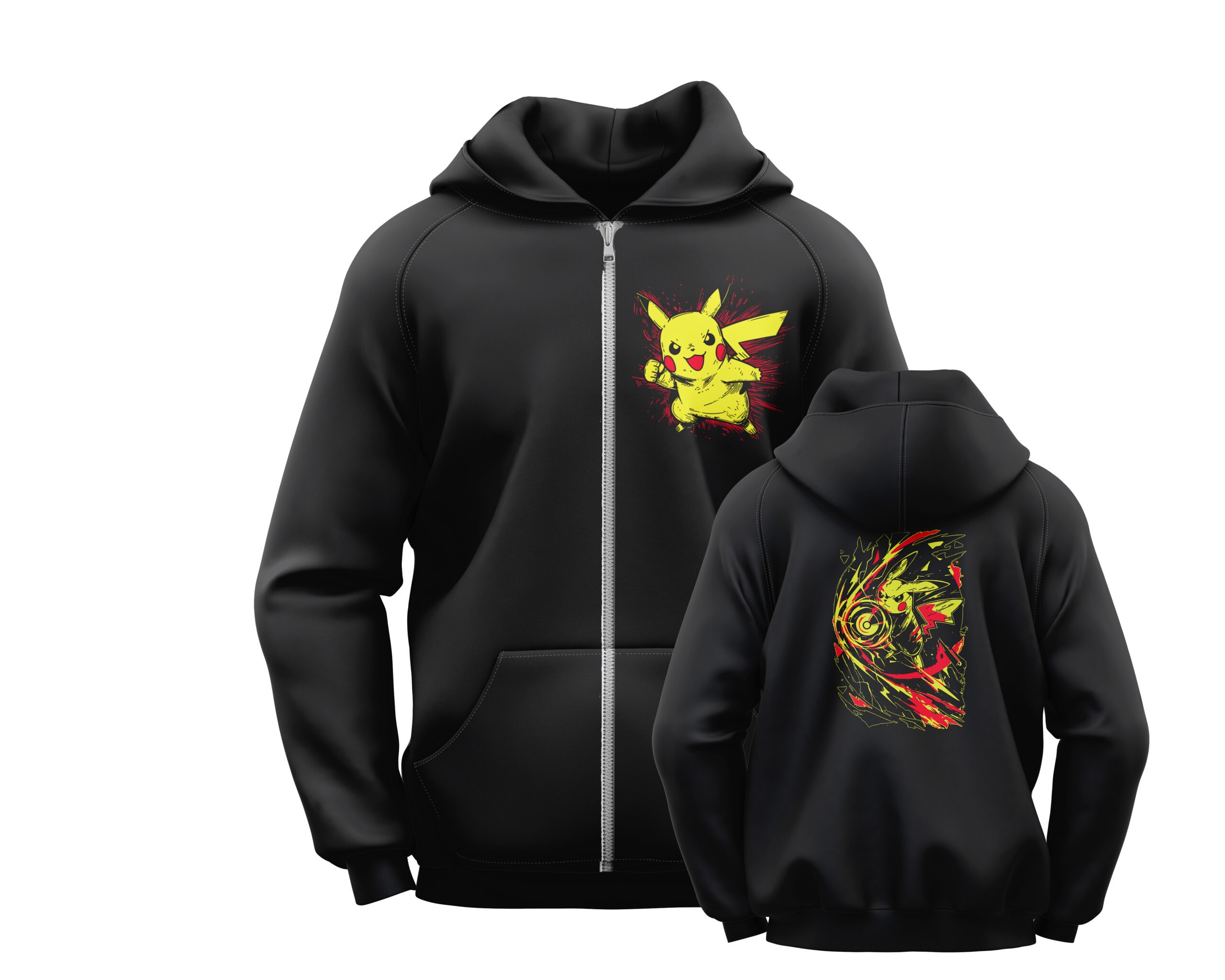 Pokemon Pikachu Zipper Hoodie